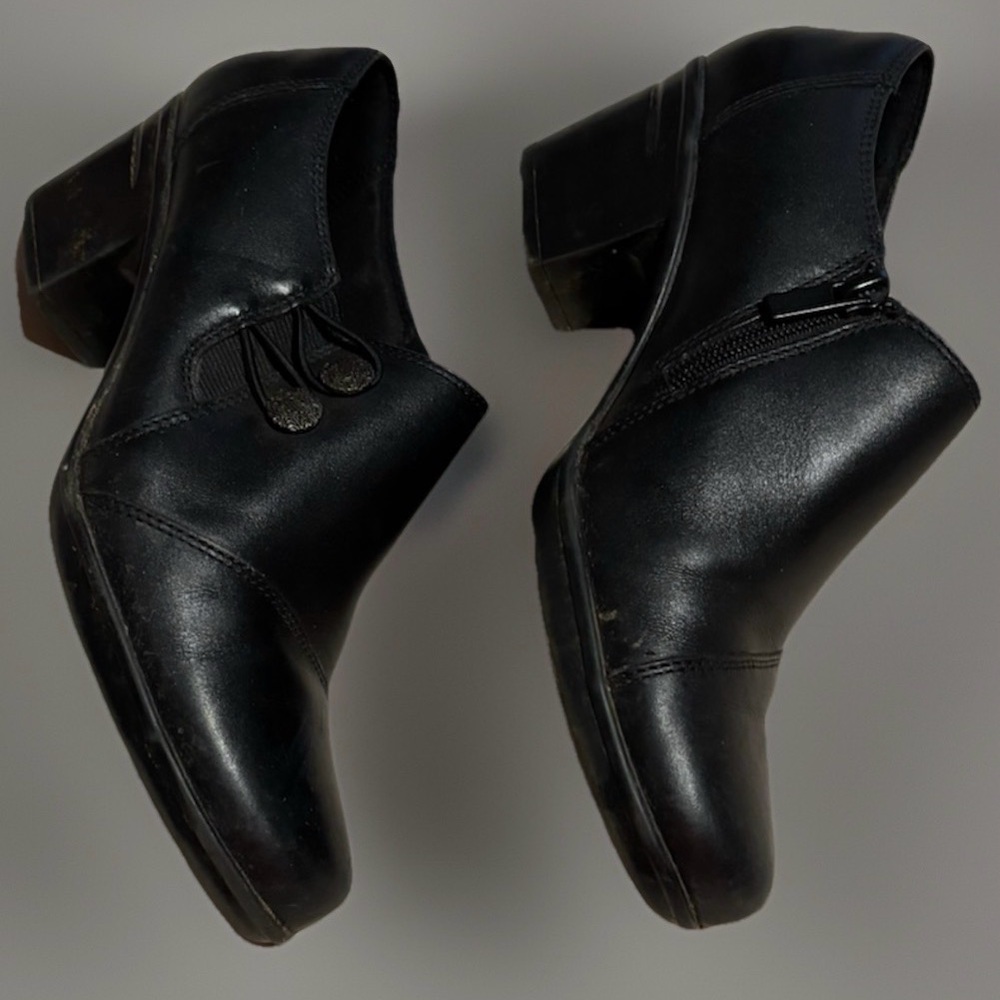 Women’s Clark’s Bootie Ankle Boots Emslie  Warren Shoes Boots Black Size 7